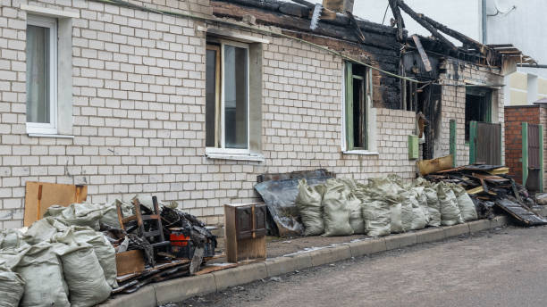 Professional Fire Damage Assessment technician working in Dennison, OH